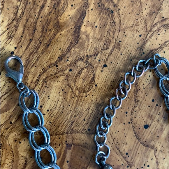 Mixed Metal Arrow Necklace - Picture 4 of 7